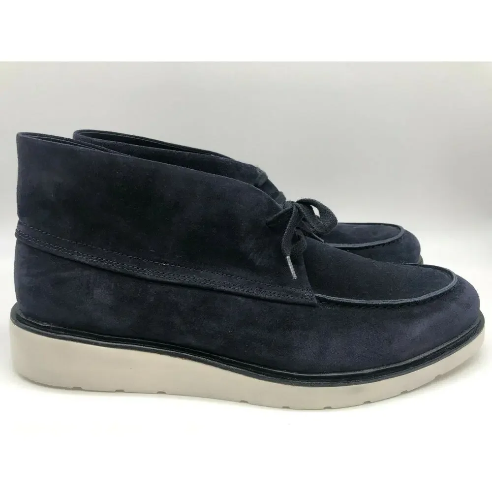 Vince Wayde Suede Chukka Boot Coastal Navy Men's Size 9.5M.